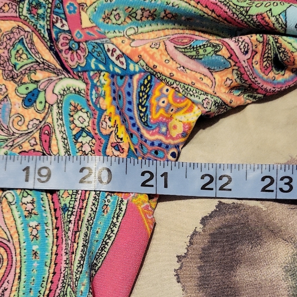 Tommy Hilfiger Multicolor Paisley Dress - Picture 7 of 8